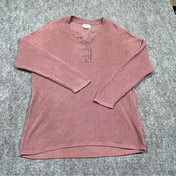 Aerie Mauve Oversized Crew Neck Sweater - Picture 1 of 5